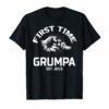 First Time Grumpa Est 2019 Shirt Father's Day Gift For Dad