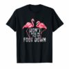 Funny Flamingo Don't Make Me Put My Foot Down Tshirt