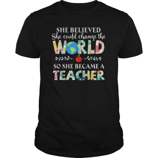 Funny Teacher's Motivation Quote Gift T-Shirt