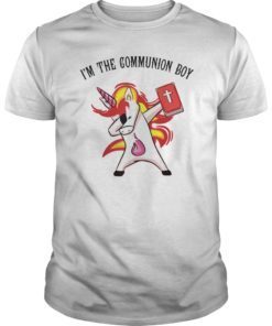 Funny Unicorn I'm The Communion Girl Christians Shirt Gift