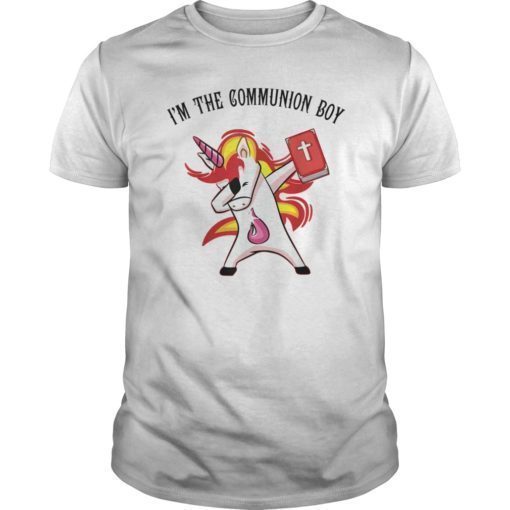 Funny Unicorn I'm The Communion Girl Christians Shirt Gift