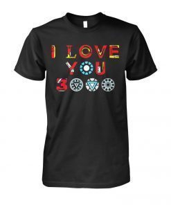 Funny marvel avenger i love you 3000 iron man shirt