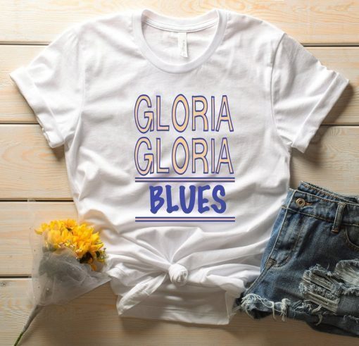 Gloria Blues Shirt, St. Louis Blues, Mens Blues Shirt, Ladies Blues Shirt, STL, Hockey tee, STL Hockey, St. Louis Blues Shirt, Blues Tee .Sh