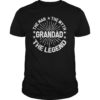 Grandad The Man Myth Legend Shirt Fathers Day Gift Dad Papa