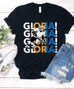 Hockey Play Gloria T Shirt Gift vintage Hockey Tee Shirt