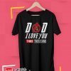 I Love You 3000 Shirt I love You Three Thousand T Shirt Iron Man T-shirt Tony Stark Tee Father's Day Gift