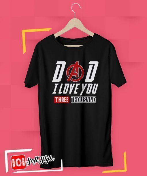 I Love You 3000 Shirt I love You Three Thousand T Shirt Iron Man T-shirt Tony Stark Tee Father's Day Gift