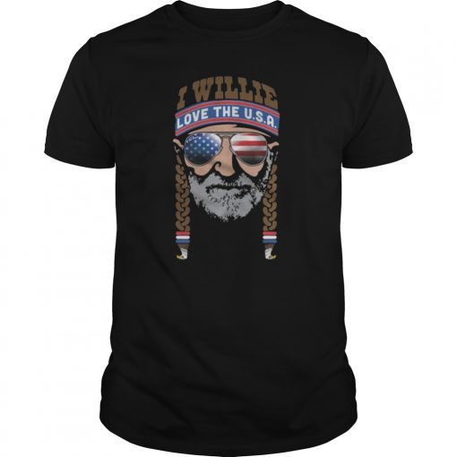 I Willie Love The USA Shirts 4th Of July Gift Tee Shirts