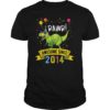 Kids 5th Birthday Boy Dinosaur T Rex Awesome Since 2014 T-Shirt