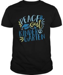 Kids Peace Out Kindergarten Tee Boy Last Day Of School Shirt