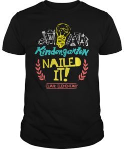 Kindergarten Nailed It T Shirt Unicorn Graduation