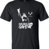 Leo Messi NEVER GIVE UP Shirt