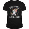 Light Unicorn Senior Dabbing Kindergarten & Nailed It Shirt