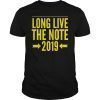 Long Live The Note Playoffs 2019 Bleed Blue STL Hockey T-Shirt