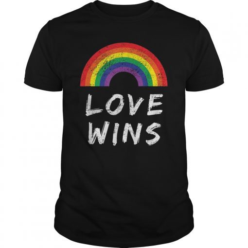 Love Wins Gay Pride Rainbow Shirt Bee You LGBT Pride Gift T-Shirt