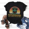 Mens Fatherhood is a Walk in the Park Funny Gift T-Shirt