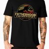Mens Fatherhood is a Walk in the Park Funny T-Shirt