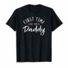 Mens First Time Daddy Est. 2019 I Expecting Dad T-Shirt
