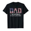 Mens Patriotic Dad The Veteran The Myth The Legend - Veteran Dad