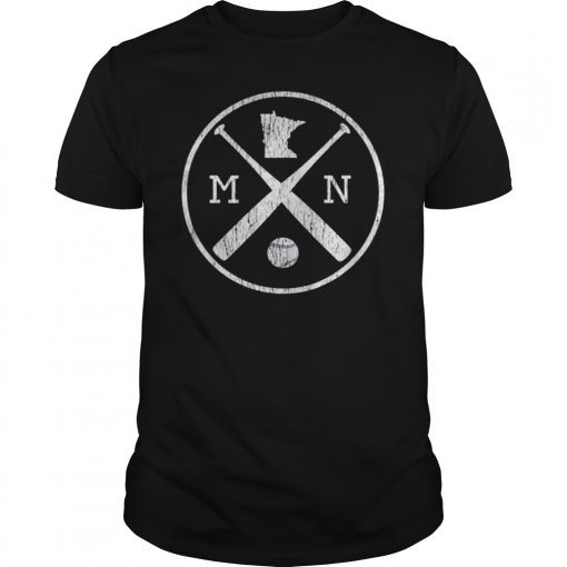 Minnesota Crossed Bats MPLS STP Baseball Graphic T-Shirt