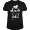 My Heart is on That Field Baseball T-Shirt Softball Mom T-Shirt