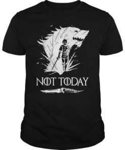 Not Today Death Valyrian Dagger No One Funny Shirt
