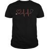 Nurse Stethoscope T Shirt RN Heart Beat Stethoscope Shirt