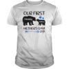 Our First Mother's Day 2019 Mommy Baby Bear Matching Shirts