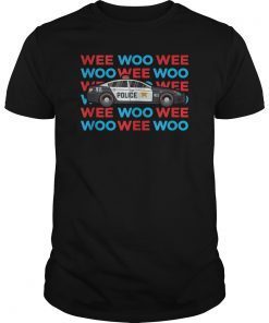 Wee Woo Ambulance AMR Funny EMS EMT Paramedic Gift Tee Shirts