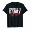 Promoted To Daddy Est 2019 T-Shirt New Daddy First Time Tee