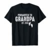 Promoted To Grandpa Est 2019 T-Shirt Father's Day Gifts