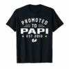 Promoted To Papi est 2019 T-Shirt Mother's Day Gifts Men