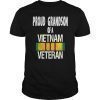 Proud Grandson Vietnam Veteran US Military Vet T-Shirt