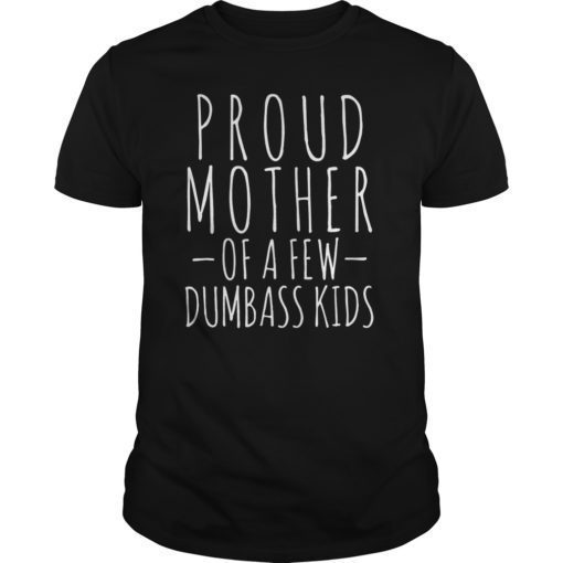 Proud Mother Of A Few Dumbass Kids Gift T-Shirt