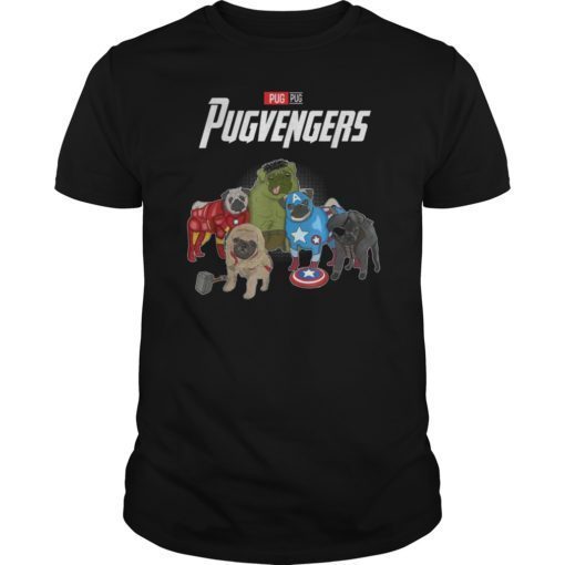 Pugvengers T-Shirt PUG DOG Shirt Funny Dog