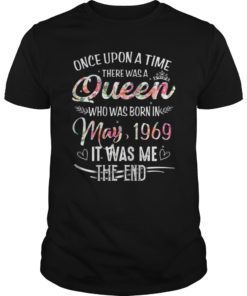 Queen May 1969 50th Birthday 50 Years Old flower Shirts