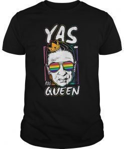 RBG Yas Queen LGBT Flag Sunglasses LGBT Pride Gift T-Shirt