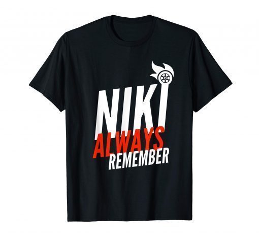 RIP Goodbye Niki racer legend Car Red Cap Racetrack Speed Shirt