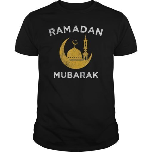 Ramadan Mubarak retro gift t-shirt