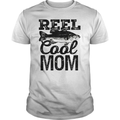 Reel Cool Mom Fishing Outdoor Angler T-Shirt