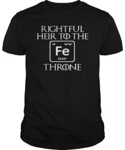 Cool funny tshirt for all throne lovers. Makes an awesome gift for all chemist or chemical engineers. Great gift for family, friends and throne lovers