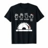 Rock Paper Scissors Table Saw T-Shirt Funny Carpenter Shirt
