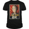 Saitama Ok Face TShirt Oppai Otaku Manga Anime Tee