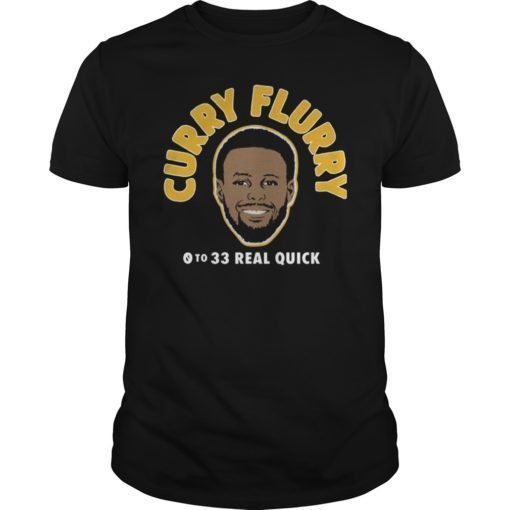Stephen Curry Flurry Golden State Warriors T-Shirt