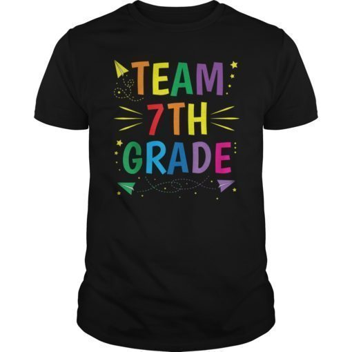 Team 7th Grade Shirt Seventh Grade Teacher Kids GiftTeam 7th Grade Shirt Seventh Grade Teacher Kids Gift