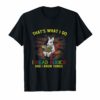 That's What I Do I Read And I Know Things Book Rabbit TShirt