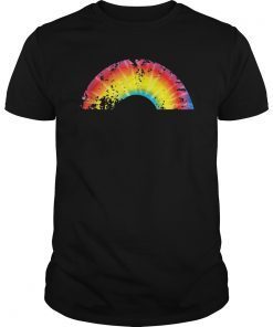 Tie Dye Rainbow Vintage Retro 80's Style Art Gift T-Shirt