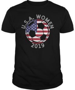 USA United States Women 2019 T-Shirt Soccer US Futbol