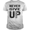 Vintage Never Give Up BlackB Shirt