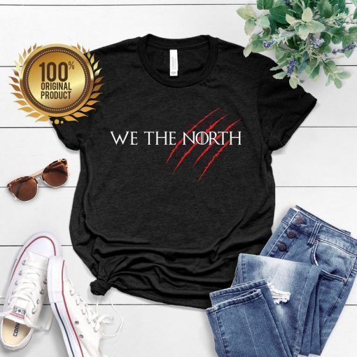 WE THE NORTH Canada Tee Shirt Raptors Tribute Tee Shirts